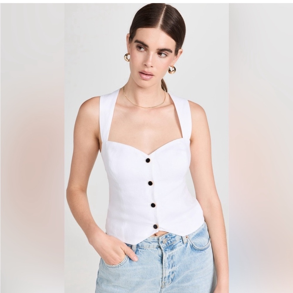 Reformation Kimberley Linen Top, NWT